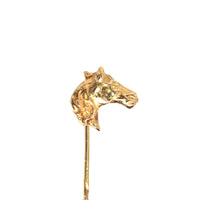 1950s 9ct Gold Horse Head Tie Pin | Parkin and Gerrish (UK)