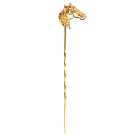 1950s 9ct Gold Horse Head Tie Pin | Parkin and Gerrish (UK)