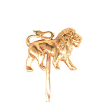 1950s Vintage 9ct Gold Lion Tie Pin | Parkin and Gerrish (UK)