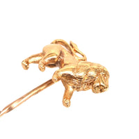 1950s Vintage 9ct Gold Lion Tie Pin | Parkin and Gerrish (UK)