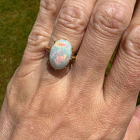 Art Deco 18ct Gold Opal Ring | Parkin and Gerrish (UK)