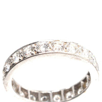 Art Deco 18ct White Gold Diamond Eternity Ring | Parkin and Gerrish (UK)
