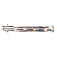Art Deco French Sapphire and Diamond Arrow Brooch | Parkin and Gerrish (UK)