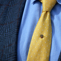 Edwardian 14ct Gold Synthetic Red Spinel and Diamond Tie Pin | Parkin and Gerrish (UK)