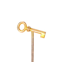 Edwardian 15ct Gold Key Tie Pin | Parkin and Gerrish (UK)