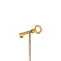 Edwardian 15ct Gold Key Tie Pin | Parkin and Gerrish (UK)
