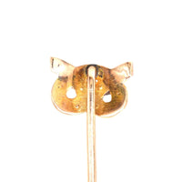 Edwardian 15ct Gold Split Pearl Stafford Knot Tie Pin | Parkin and Gerrish (UK)