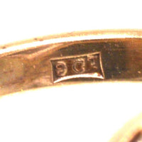 Edwardian 9ct Gold Amethyst Heart Shaped Ring | Parkin and Gerrish (UK)