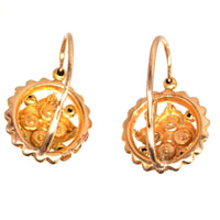 Late 19th Century French Gold and Pearl Dormeuses Earrings | Parkin and Gerrish (UK)