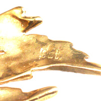 Mid - century Modernist Gold Spray Brooch | Parkin and Gerrish (UK)