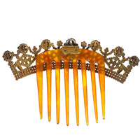 Regency Early 19th Century Cut Steel Tiara Hair Comb | Parkin and Gerrish (UK)