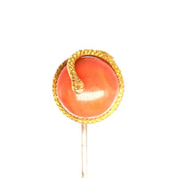 Regency Gold Cased Seal with Carnelian Intaglio of Two Doves Kiss under a Wreath | Parkin and Gerrish (UK)