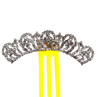 Small Regency Cut Steel Hair Tiara Comb | Parkin and Gerrish (UK)