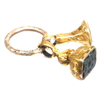 Two Early Victorian Gold Cased Seals with Split Ring | Parkin and Gerrish (UK)