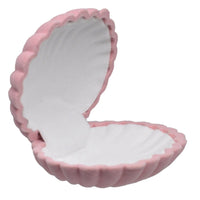 Vintage Pink Scallop Shell Jewellery Display Case and Tray | Parkin and Gerrish (UK)