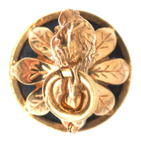 1940's 9ct Gold Pendant with a Lion Standing On Wreath with a Bloodstone Seal | Parkin and Gerrish (UK)