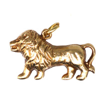1960s 9ct Gold Leo Loin Charm Pendant | Parkin and Gerrish (UK)