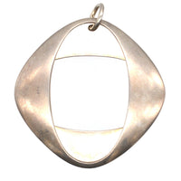 1960s Silver Modernist Pendant by Henning Koppel for Georg Jensen in Original Case | Parkin and Gerrish (UK)