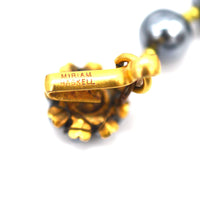 Mid Century Miriam Haskell Gold Gilt,