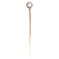 Art Deco 14ct Gold Star Sapphire Tie Pin by Shreve & Co | Parkin and Gerrish (UK)