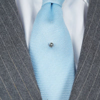 Art Deco 14ct White Gold and Diamond Circle Tie Pin | Parkin and Gerrish (UK)