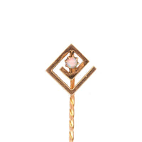 Art Deco 15ct Gold & Opal Geometric Tie Pin | Parkin and Gerrish (UK)
