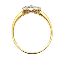 Art Deco 18ct Gold & Platinum Diamond Cluster Ring | Parkin and Gerrish (UK)