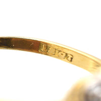 Art Deco 18ct Gold & Platinum Diamond Cluster Ring | Parkin and Gerrish (UK)