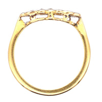 Art Deco 18ct Gold & Platinum, Diamond, Sapphire and Ruby Ring | Parkin and Gerrish (UK)