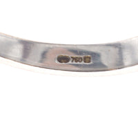 Vintage 18ct White Gold, Sapphire & Diamond Half Eternity Ring | Parkin and Gerrish (UK)