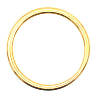 Art Deco 18ct Yellow Gold Traditional Court Wedding Ring (2.5mm) | Parkin and Gerrish (UK)