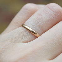 Art Deco 1937 9ct Gold Wedding Ring (2.2mm) | Parkin and Gerrish (UK)