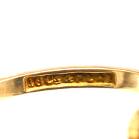 Art Deco Platinum and 18ct Gold Sapphire and Diamond Toi et Moi Ring | Parkin and Gerrish (UK)