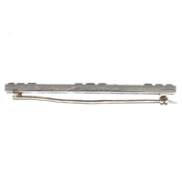 Art Deco Platinum Onyx Bar Brooch | Parkin and Gerrish (UK)