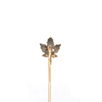 Art Deco Rolled Gold Plate Gold Maple Leaf Tie Pin | Parkin and Gerrish (UK)