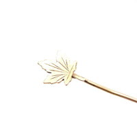 Art Deco Rolled Gold Plate Gold Maple Leaf Tie Pin | Parkin and Gerrish (UK)