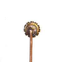 Art Deco Rose Cut Blue