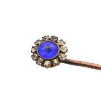 Art Deco Rose Cut Blue