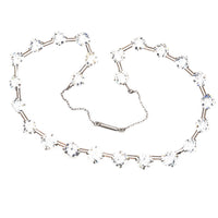 Antique Silver & White Paste Necklace by W. H. Collins & Co. Ltd | Parkin and Gerrish (UK)