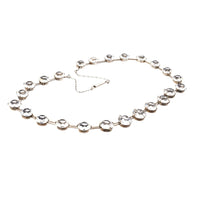 Antique Silver & White Paste Necklace by W. H. Collins & Co. Ltd | Parkin and Gerrish (UK)