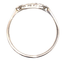 Art Nouveau 18ct White Gold & Platinum, Diamond Ring | Parkin and Gerrish (UK)