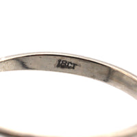 Art Nouveau 18ct White Gold & Platinum, Diamond Ring | Parkin and Gerrish (UK)