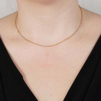 Contemporary 9ct Rose Gold Prince of Wales Rope Chain 16