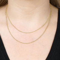 Contemporary 9ct Yellow Gold Prince of Wales Rope Chain 18