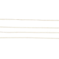 Contemporary Silver Curb Chain 20