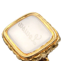 Decorative Georgian 18ct Gold Cased Chalcedony Seal Engraved with name Louisa | Parkin and Gerrish (UK)