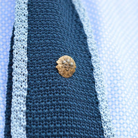 Early 20th Century 15ct Gold Native Indian Chief with Pearls Tie Pin | Parkin and Gerrish (UK)