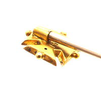 Edwardian 15ct Gold Maltese Cross Tie Pin with Ruby | Parkin and Gerrish (UK)