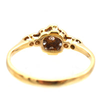 Edwardian 18ct Gold & Platinum, Diamond Cluster Ring | Parkin and Gerrish (UK)