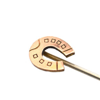 Edwardian 9ct Gold Lucky Horseshoe Tie Pin | Parkin and Gerrish (UK)
